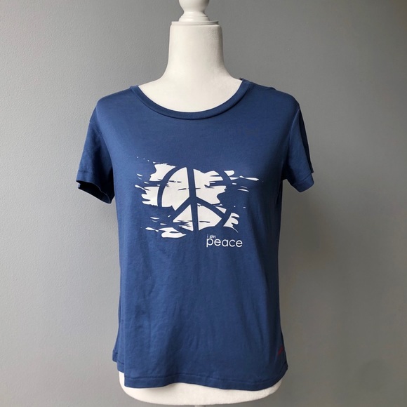 Peace Love World Tops - Peace Love World Crew Neck T-Shirt